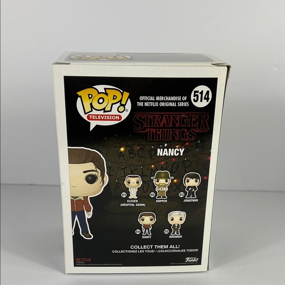 Funko Pop #514 Stranger Things Nancy Wheeler With Gun Vinyl Pop Television - Picture 3 of 6